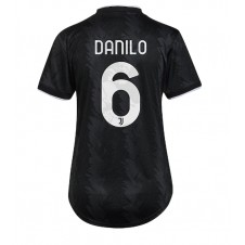 Juventus Danilo #6 Bortatröja Dam 2022-23 Korta ärmar